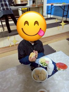フレンチトースト　食事2